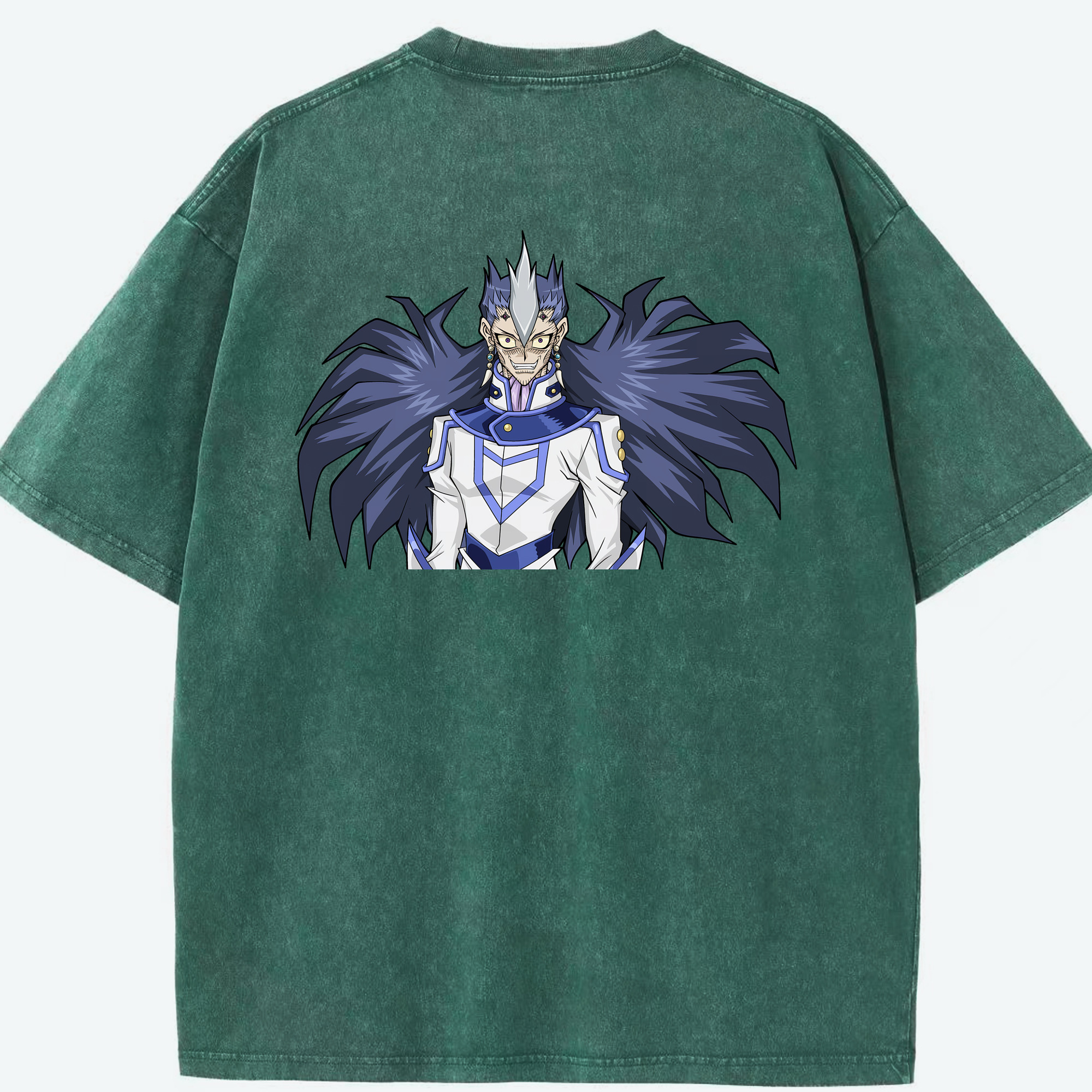 （画像用） 遊☆戯☆王 Yu-Gi-Oh! 綿100% ヴィンテージ風 半袖Tシャツ（背面プリント）